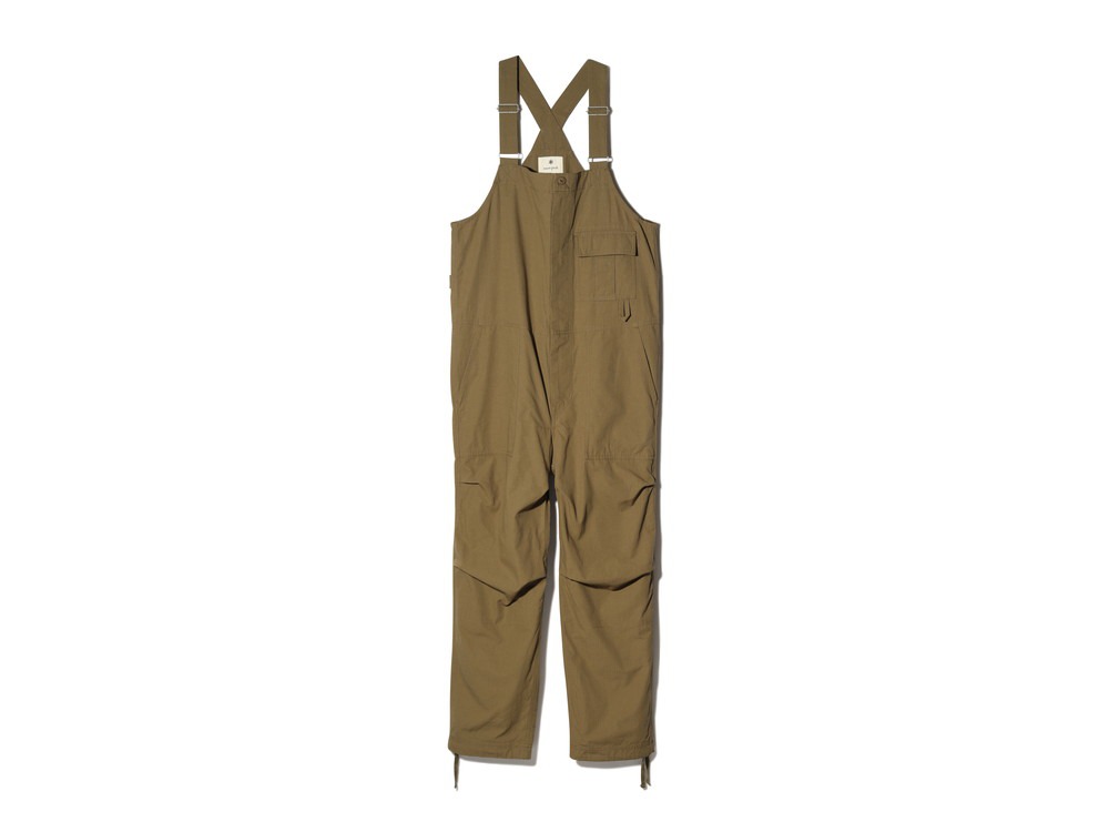 TAKIBI Light Ripstop Overalls M Khaki