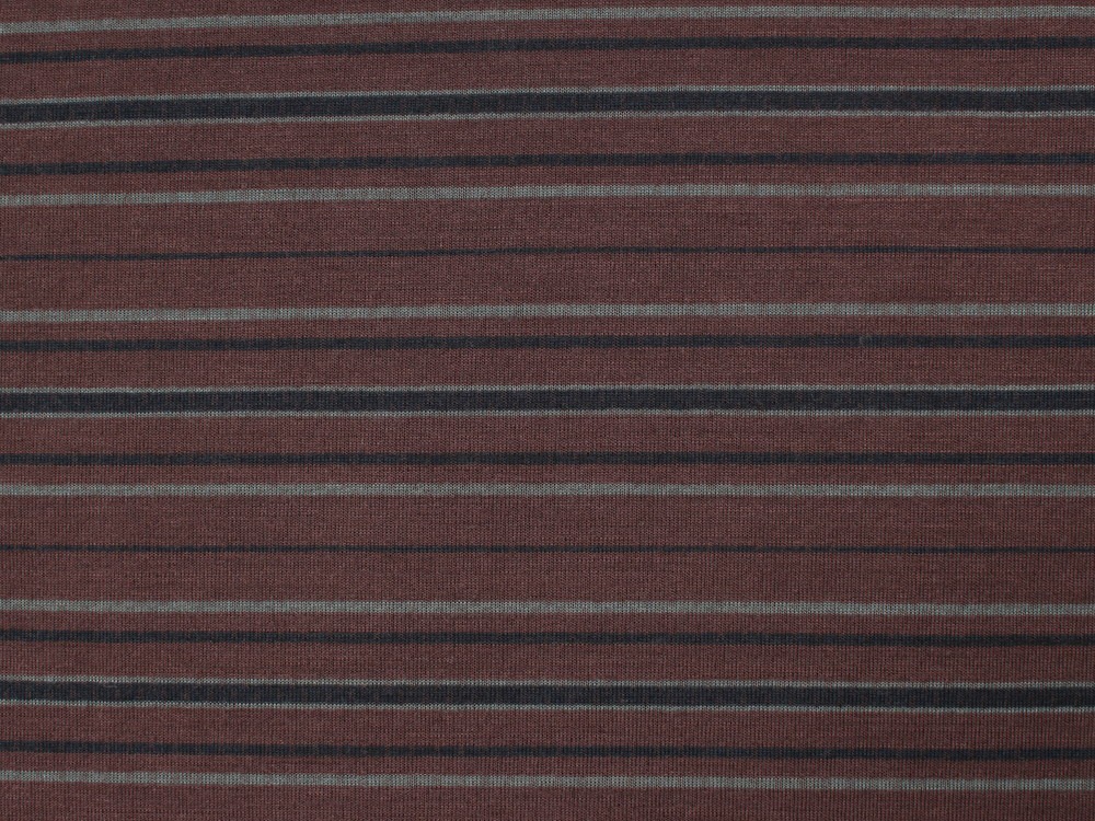 【先行予約商品】Hybrid Wool Mesh Stripe L/S T M BROWN BD