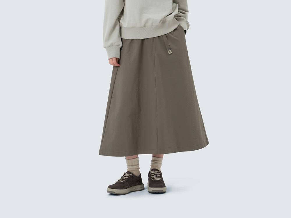 Polywasher Skirt S DARK KHAKI