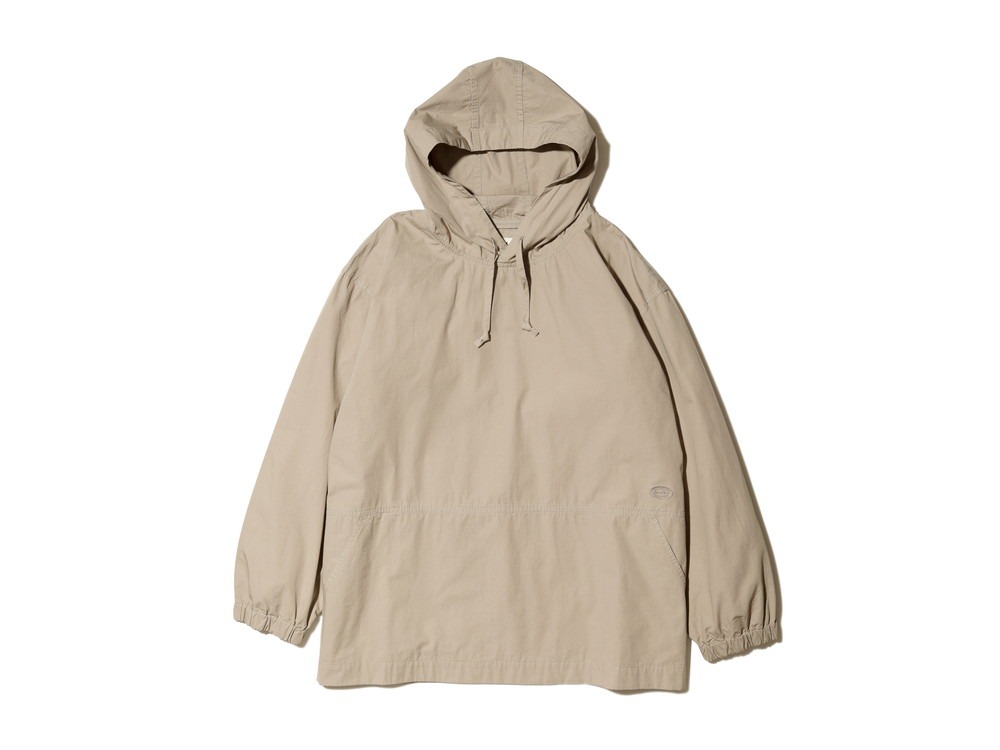 Natural-Dyed Recycled Cotton Parka S Beige