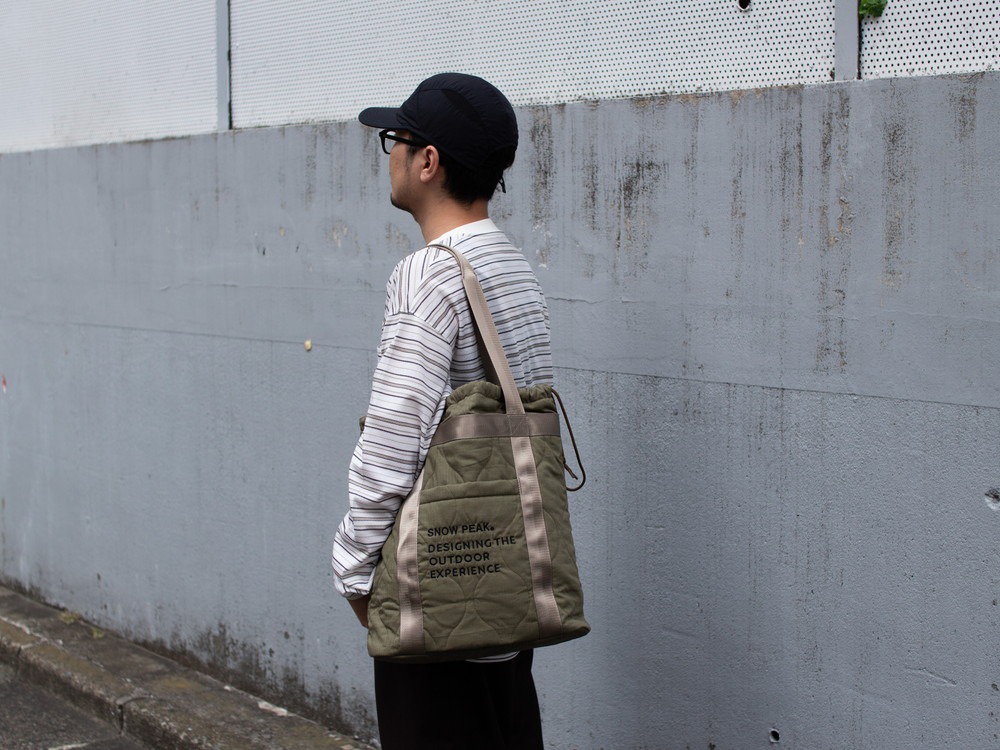 Quilted Ripstop Tote One OLIVE