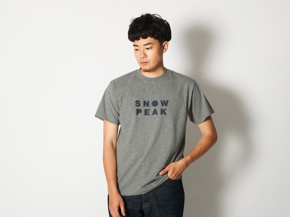 SNOWPEAKER T-Shirt CAMPER  1 M.grey