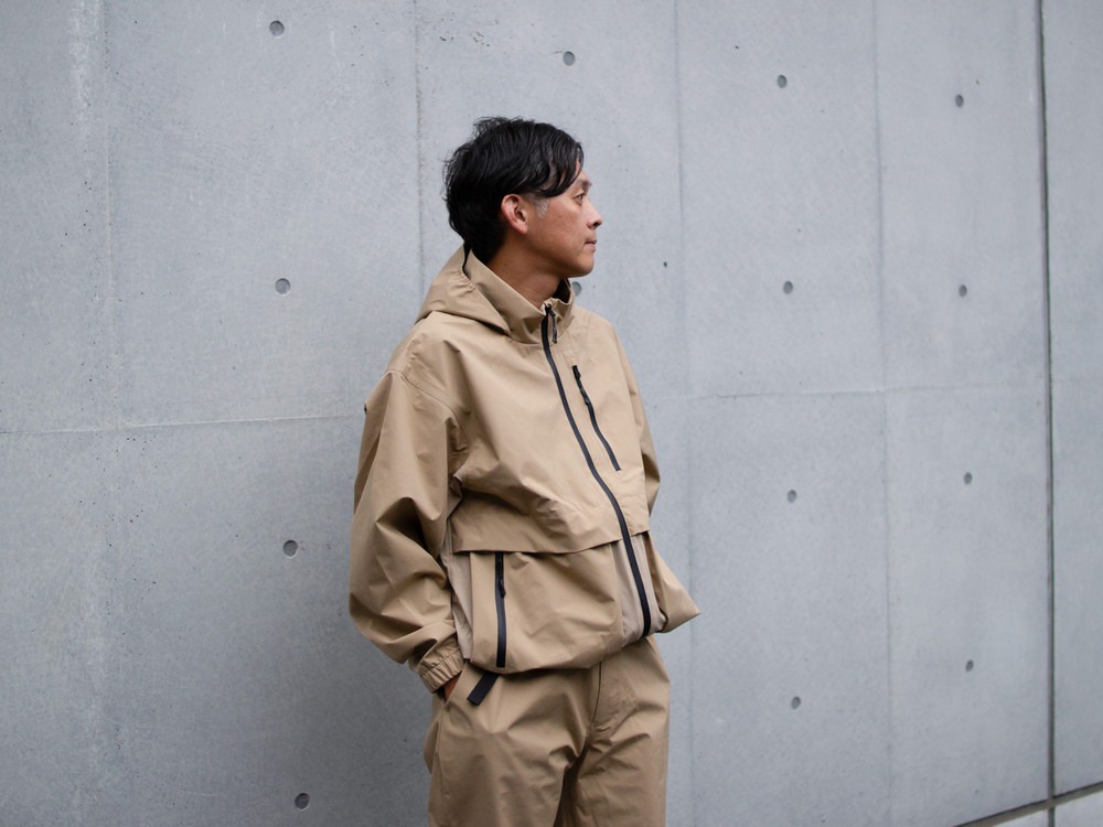 SYMPATEX Hybrid Rain Jacket S BEIGE
