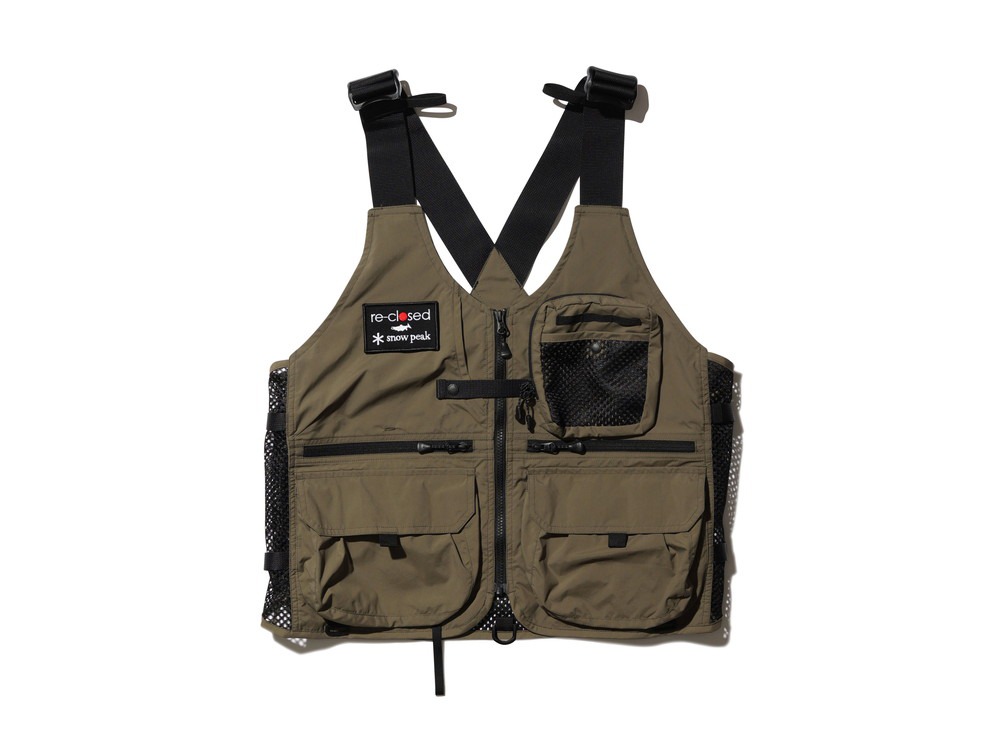 Toned Trout Camp Vest 1 Khaki