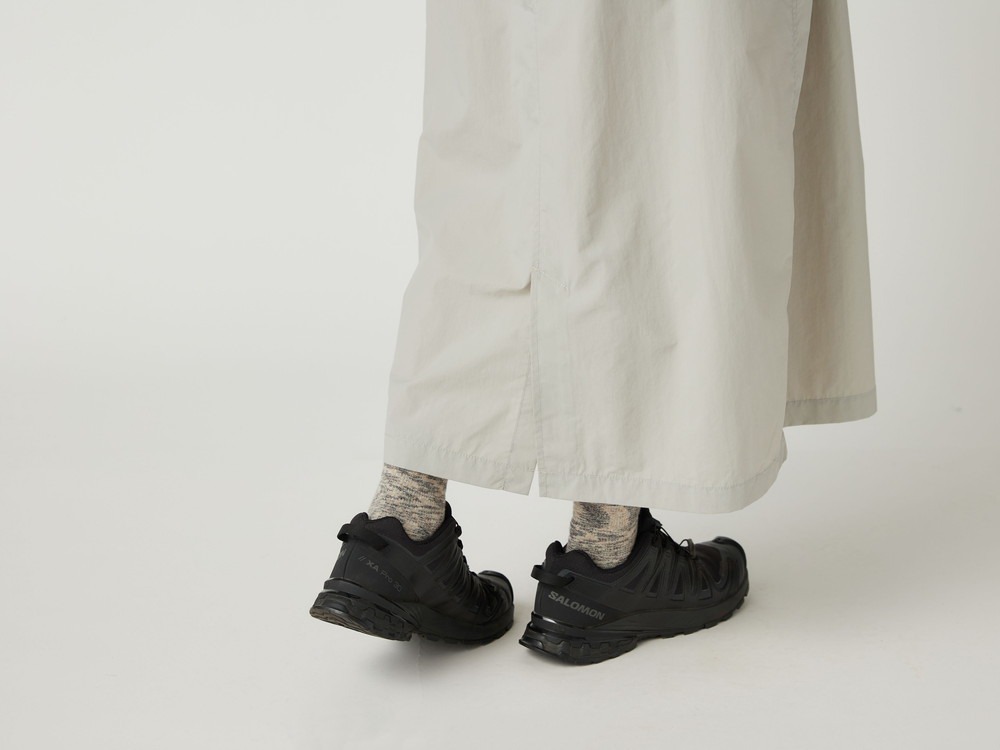 【先行予約商品】Nylon Tussah Utility Storage Skirt 2 BLACK