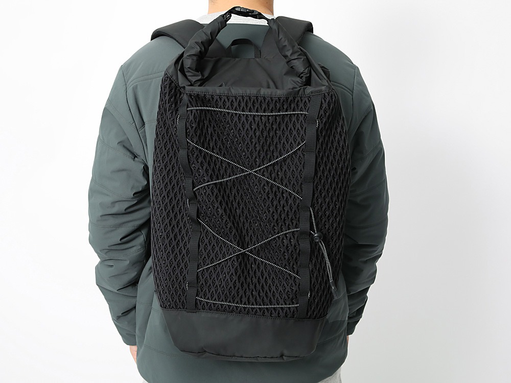 Double Face Mesh Back Pack One Black(AC-22SU005BK) | バッグ