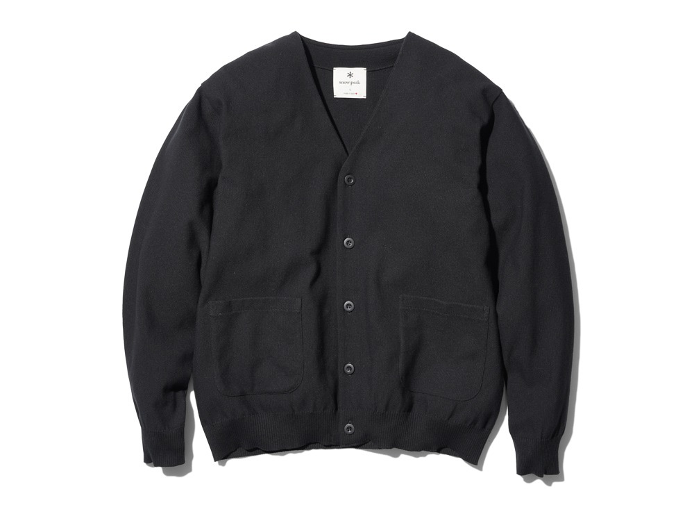 Co/Pe Knit Cardigan 1 Black