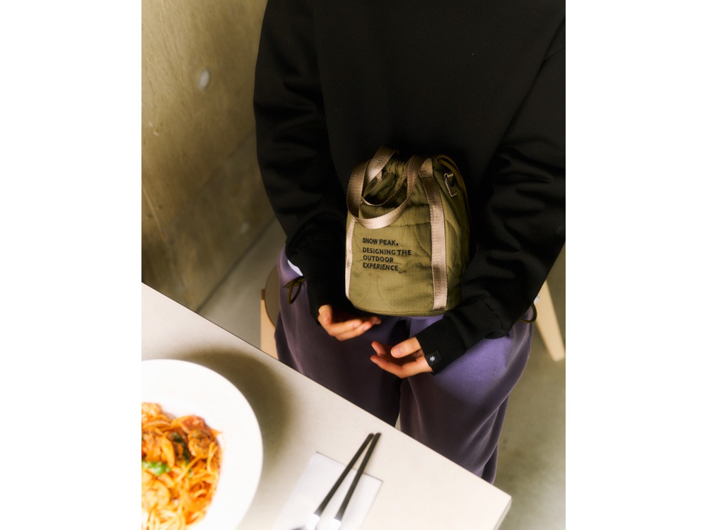 Quilted Ripstop Pouch One OLIVE