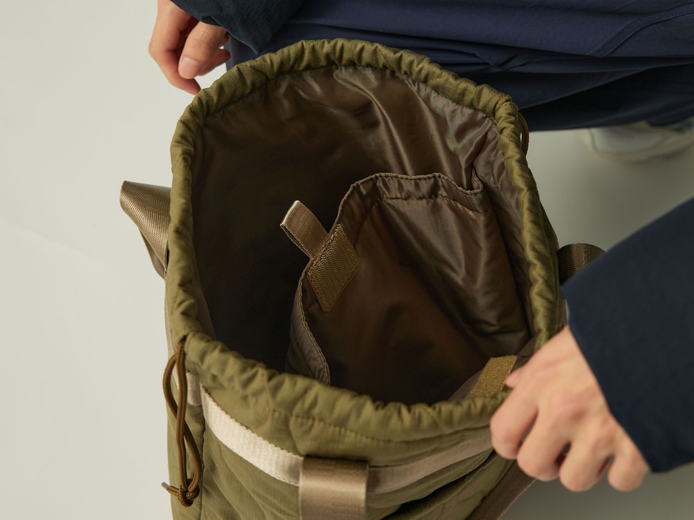 Quilted Ripstop Tote One OLIVE