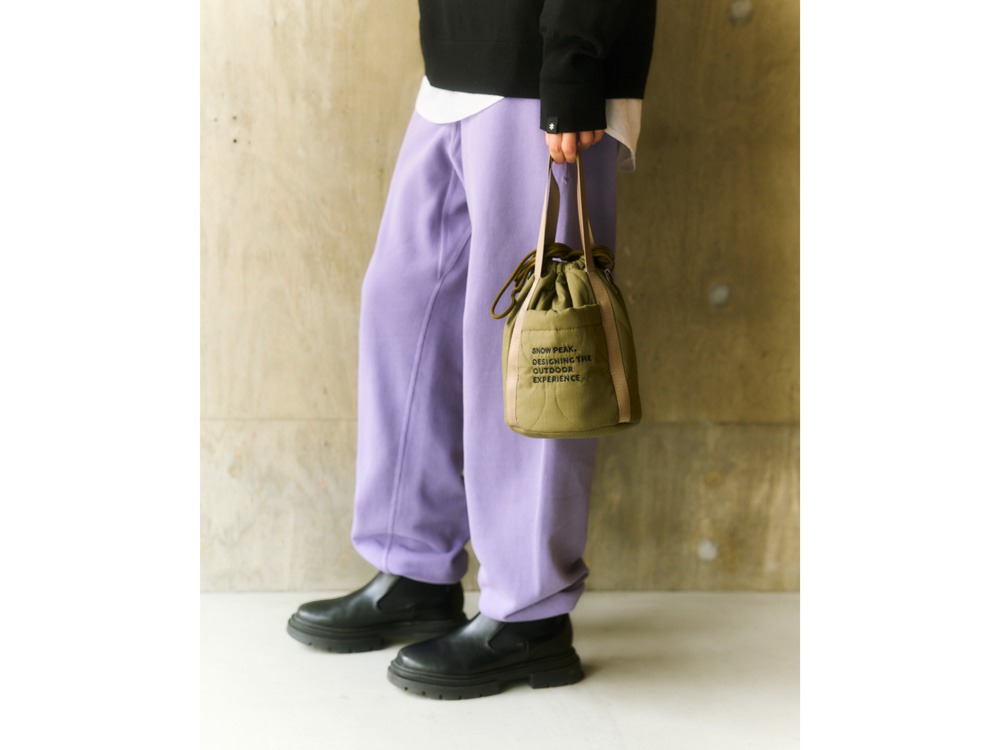 Quilted Ripstop Pouch One BLACK
