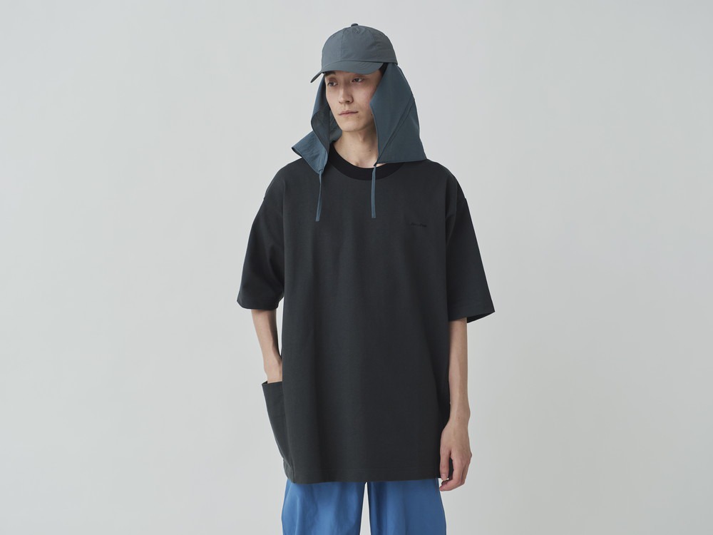 Heavy Cotton Border T-Shirt S GREEN BD