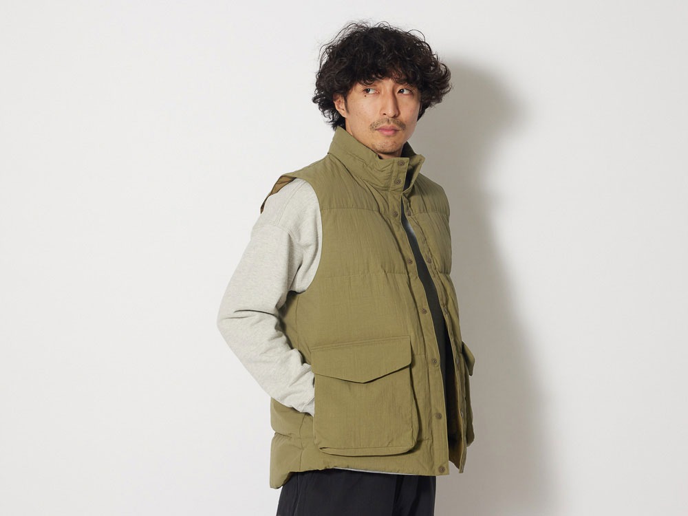 Recycled Down Vest S Coyote(JK-23AU12002CY) | ダウンの通販 