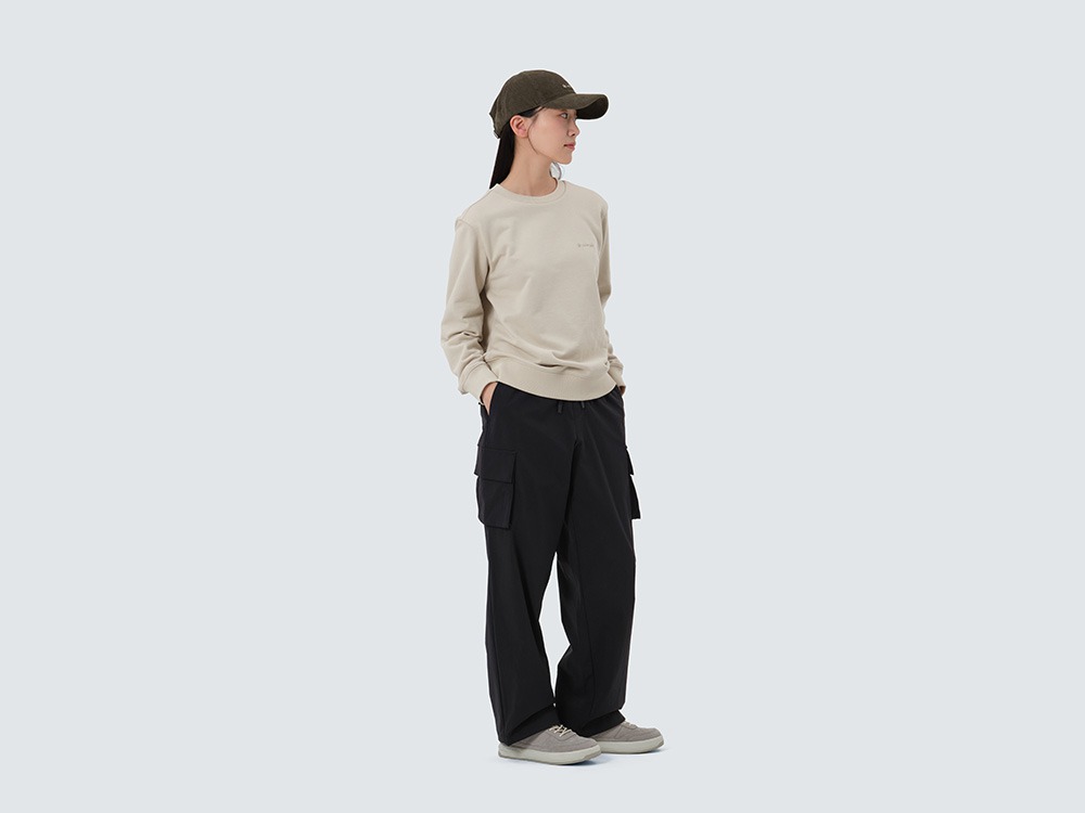 Land Women's Sweatshirt S LIGHT BEIGE