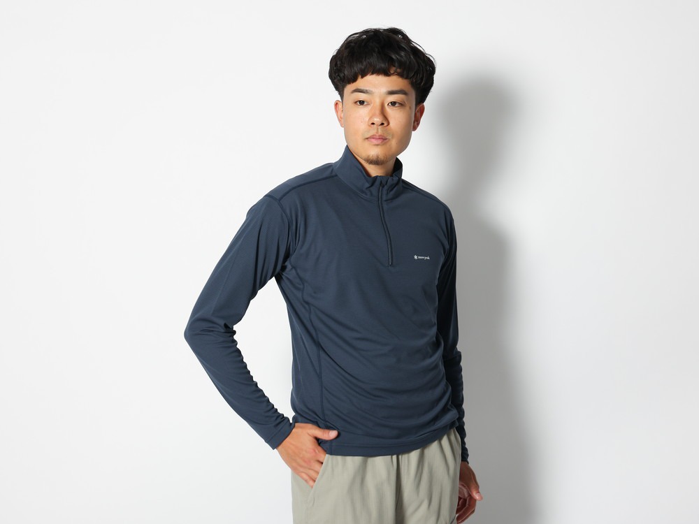 Pe Power Dry Half Zip Pullover S Orange