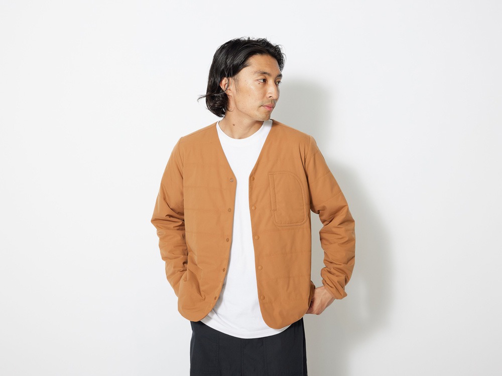 Flexible Insulated Cardigan M Brown(SW-23SU00103BR) | フレキシブル 