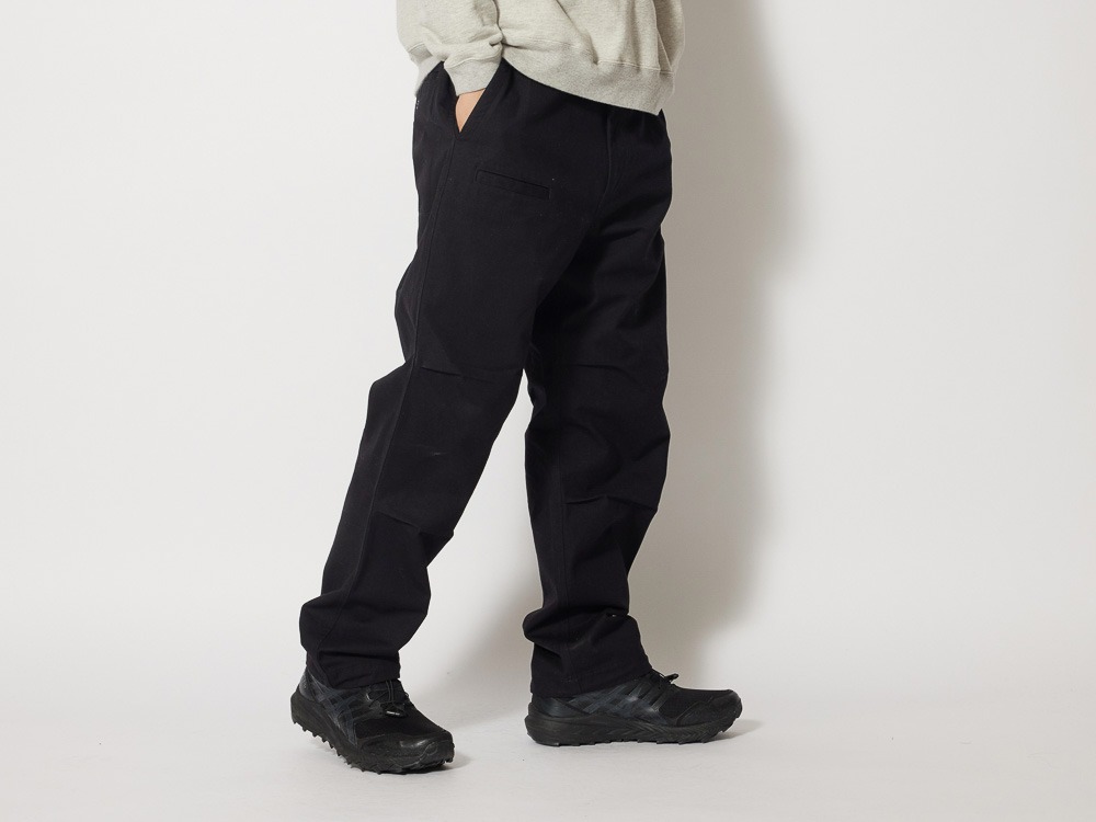 TAKIBI Canvas Pants 1 Black