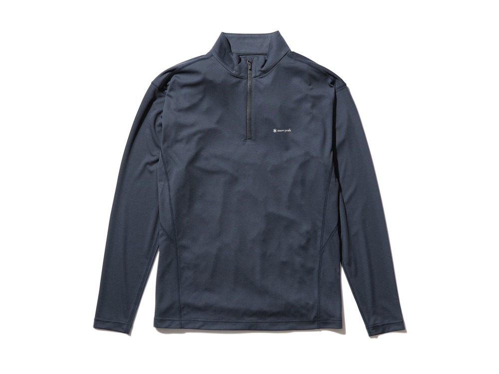 Pe Power Dry Half Zip Pullover L Navy