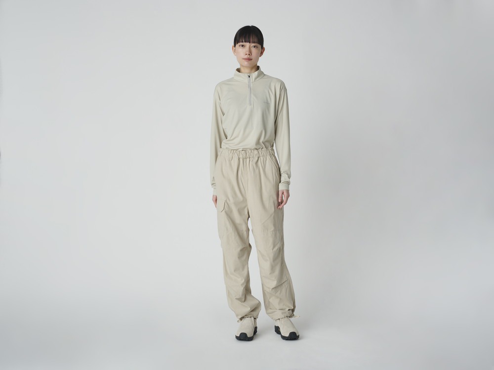 Pe Power Dry Half Zip Pullover L IVORY