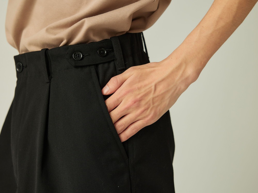 【先行予約商品】Hybrid Wool Trousers M BLACK