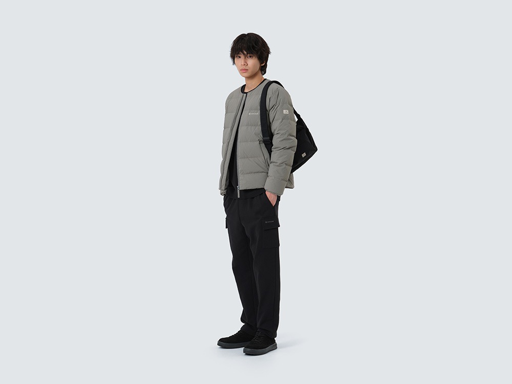 Land Lightweight Down Jacket M DARK GREY