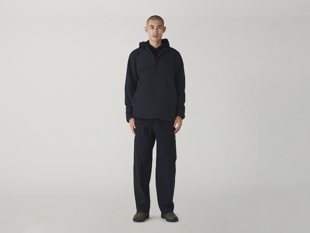 Flexible Insulated Half Zip Pull L Khaki