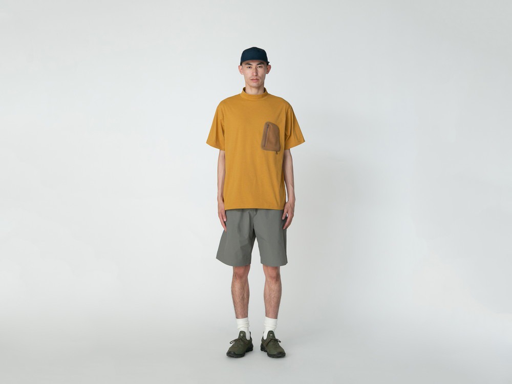 Nylon Tussah 2Way Shorts M GREY