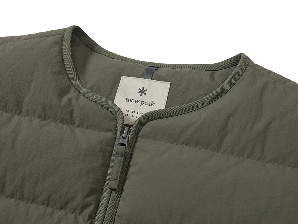 Land Lightweight Down Vest M KHAKI