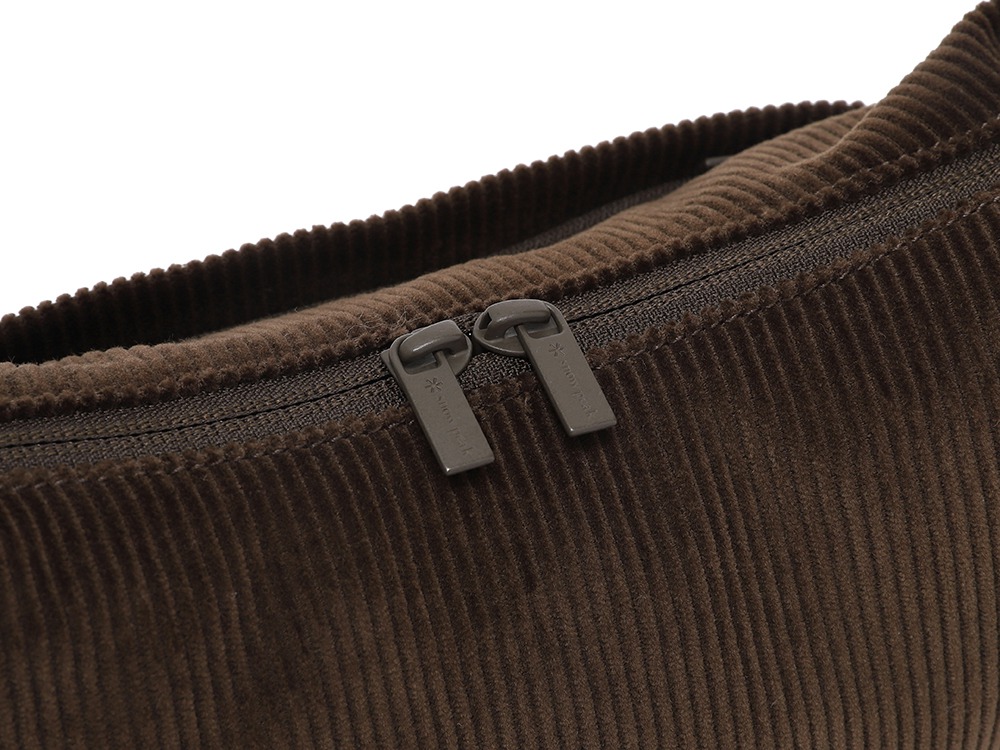 Corduroy Small Hobo Bag One CHOCO BROWN