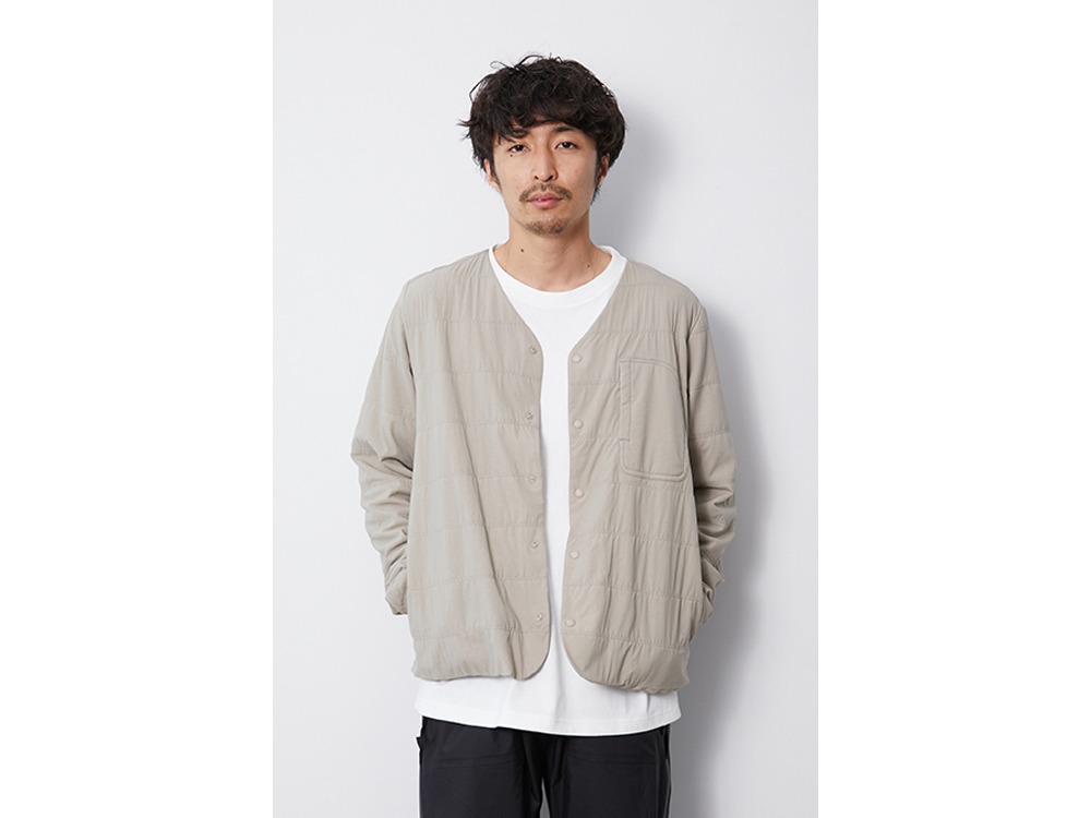 Flexible Insulated Cardigan M Beige Flexible Insulated Cardigan M Beige