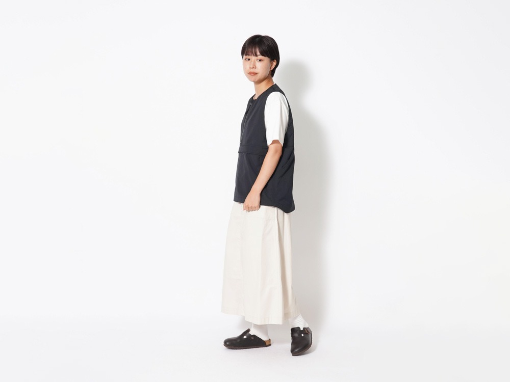 TAKIBI Weather Cloth Vest S Black