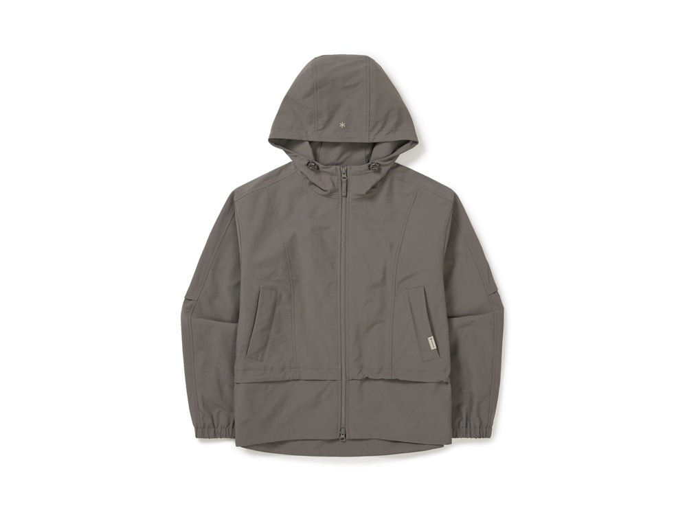 Polywasher Women's Hood Windbreaker S DARK KHAKI
