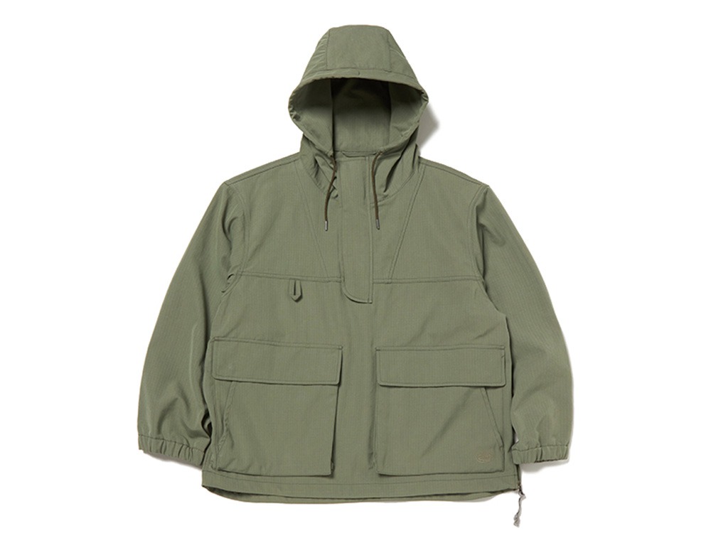 TAKIBI Ripstop Anorak M Greykhaki