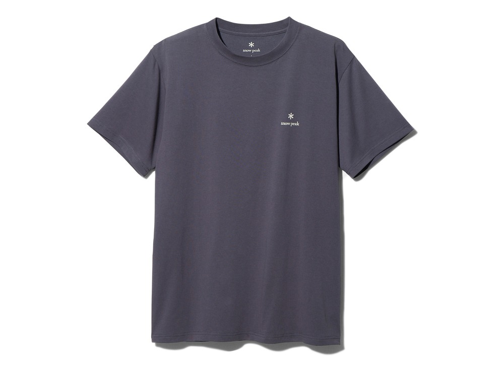 Snow Peak Logo T shirt XL Charcoal