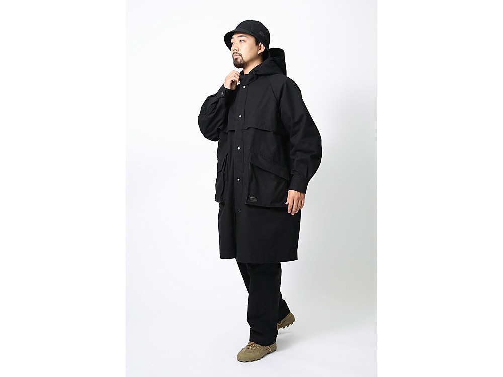 TAKIBI Canvas Coat S Black