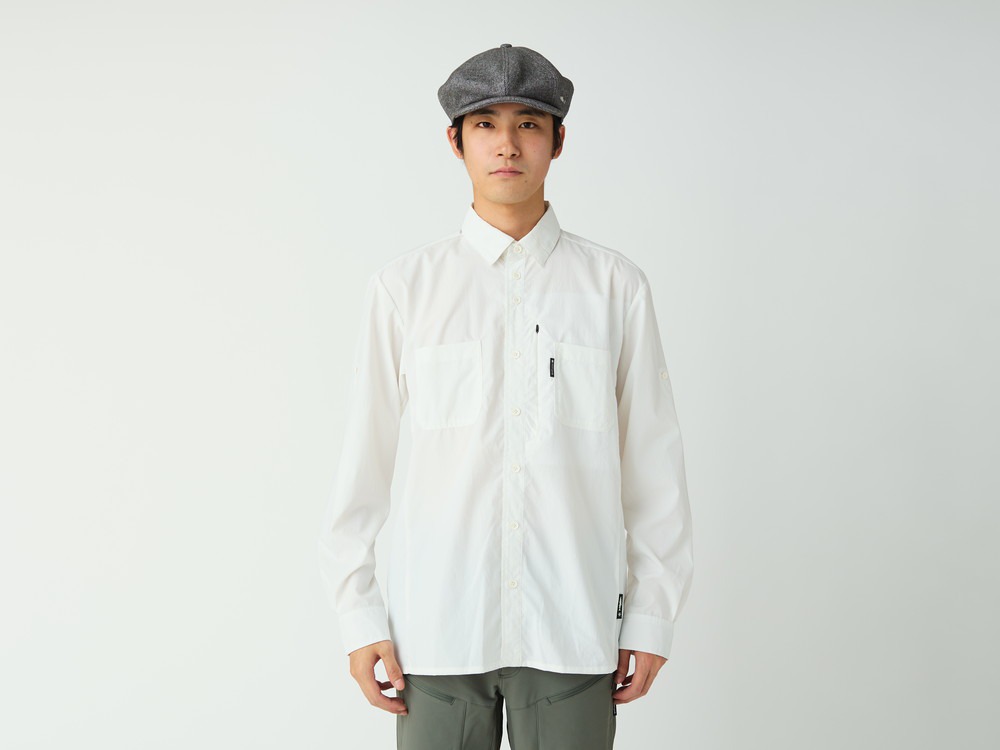 Utility Field Long Sleeve Stretch Dry Shirt S WHITE