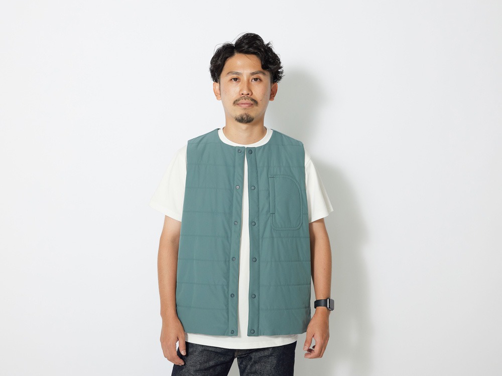 Flexible Insulated Vest 1 Balsamgreen