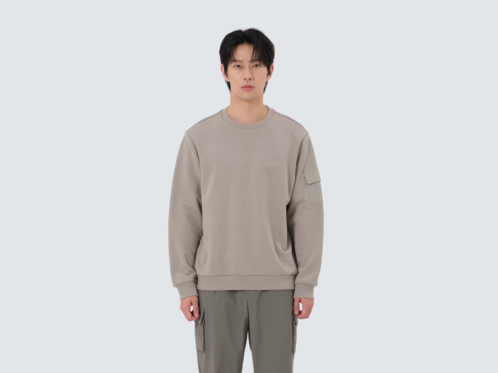 Land Pocket Sweatshirt M FOG GREY
