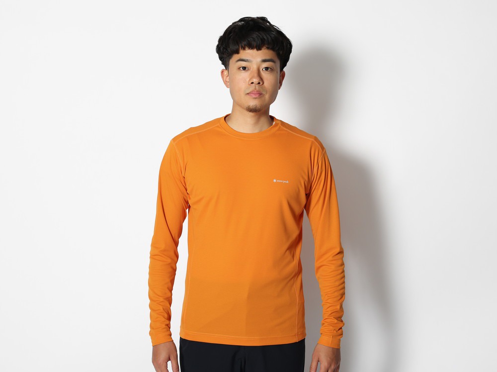 Pe Power Dry Long Sleeve T-Shirt S Orange