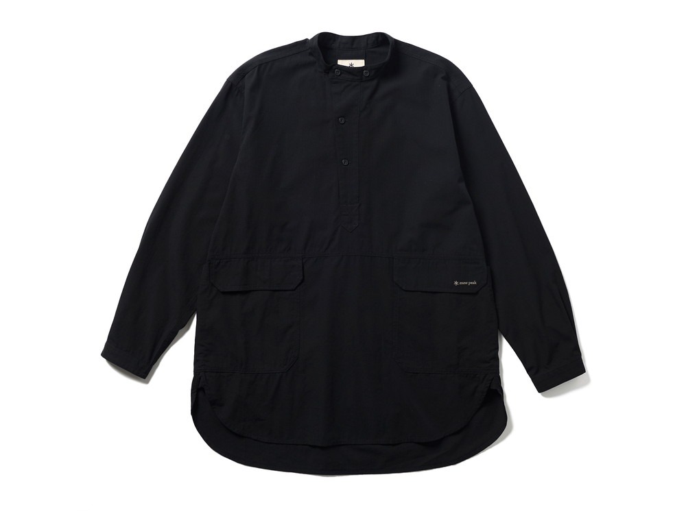 TAKIBI Light Ripstop Pullover S BLACK