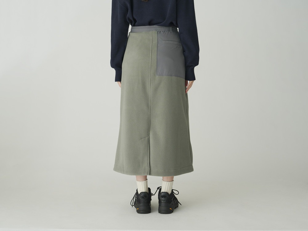 Double Face Fleece Skirt 1 Black
