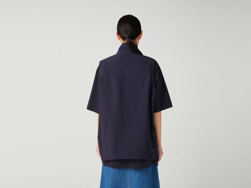 【先行予約商品】Nylon Tussah Utility Storage Vest S NAVY