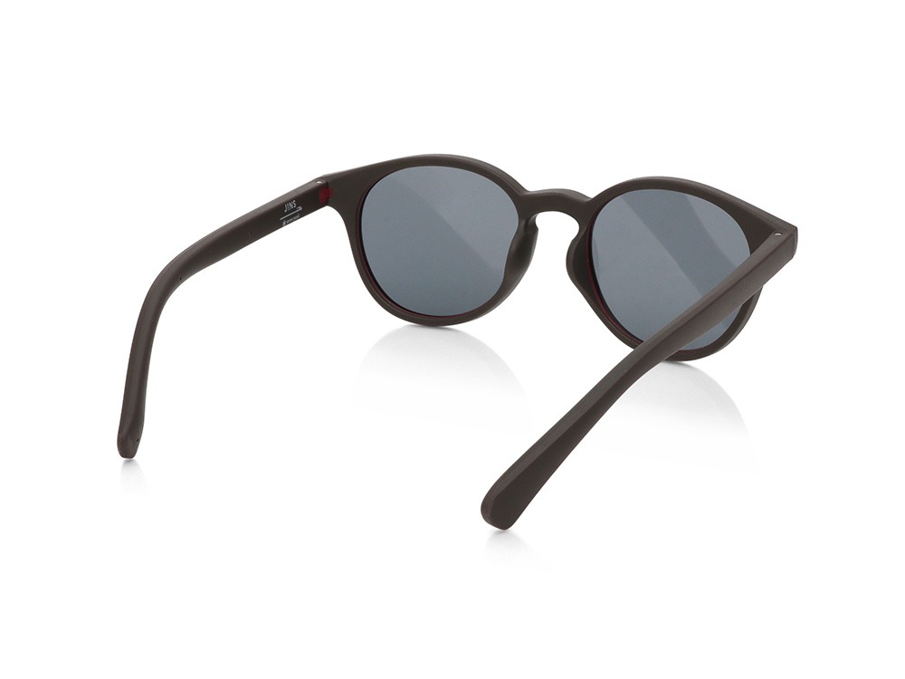 JINS × Snow Peak Rubber Sunglasses Matte Brown (Boston)