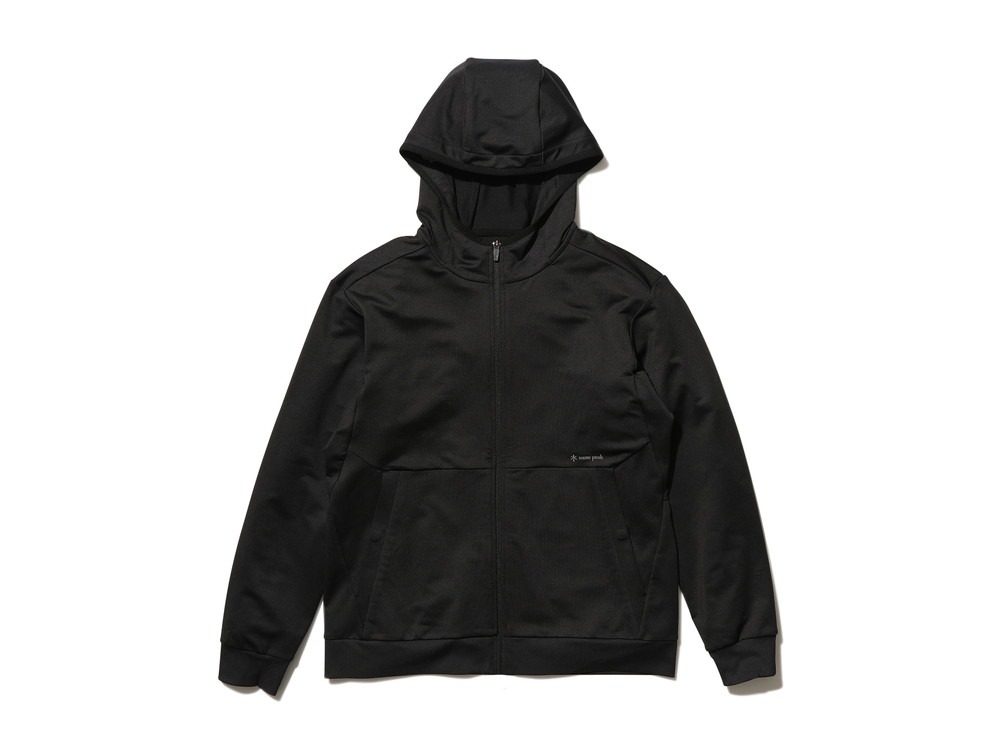 【期間限定価格 5月6日まで】Quick Dry Zip Up Sweatshirt Parka 1 Black