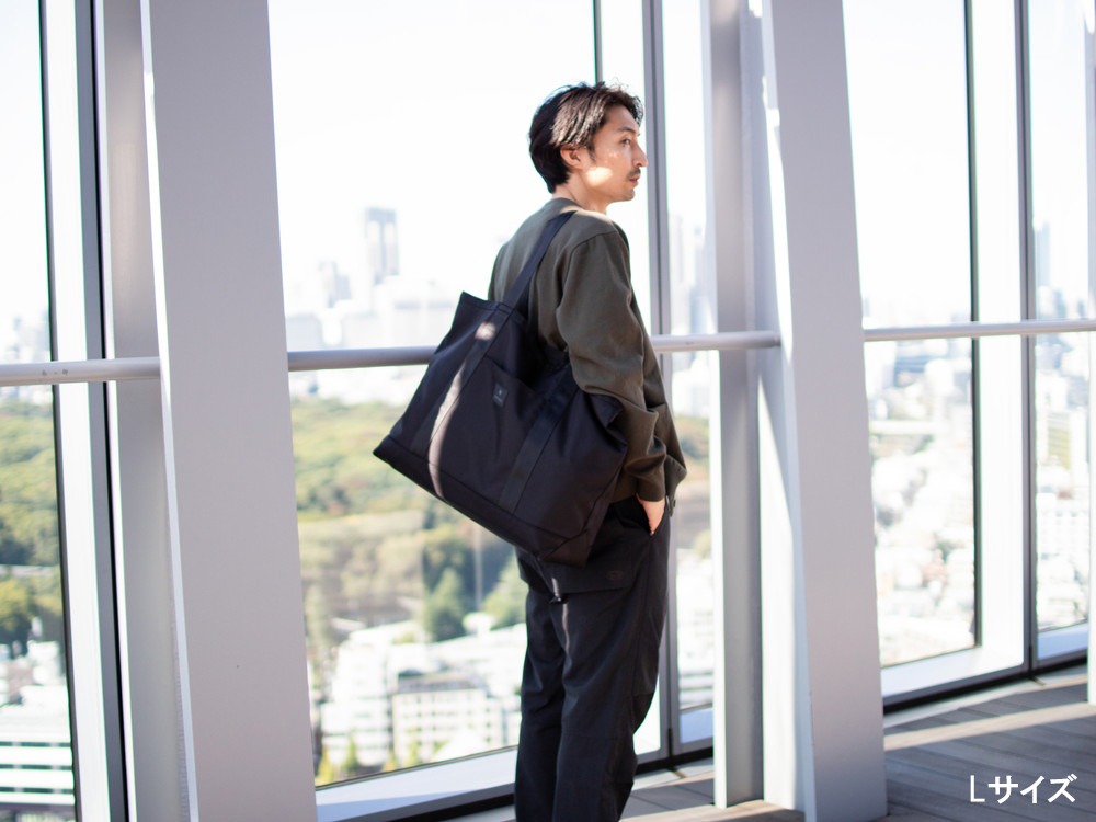 Noasobi Explorer Tote Bag L Black / オンライン限定(EC-AC-23AU002BK 