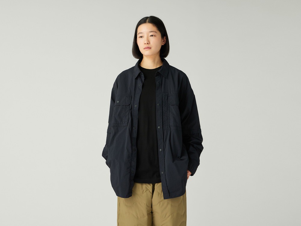 【先行予約商品】Garment Dyed Convertible Shirt M IVORY