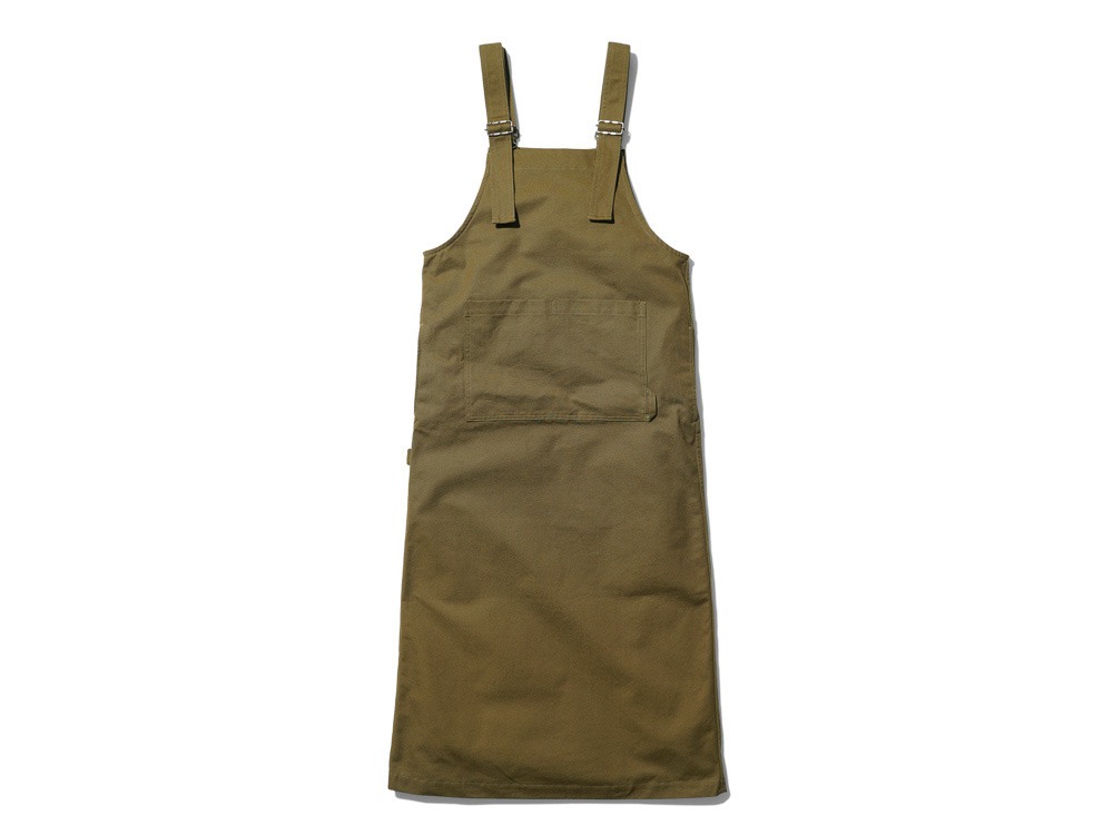 TAKIBI Canvas Dress 1 Olive