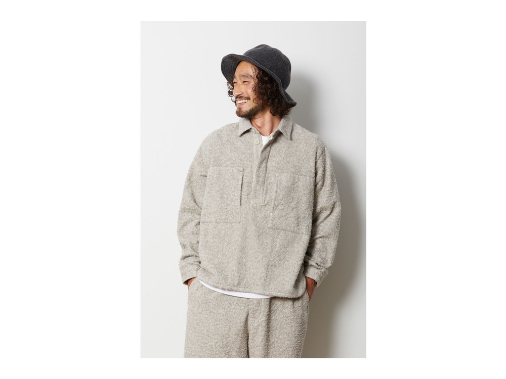snow peak Yak Pile Shirt M Natural