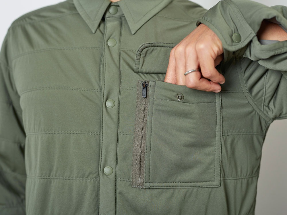 フレキシブルインサレーションシャツ XXL メランジェグレー(SW フレキシブルインサレーションシャツ XXL メランジェグレー(SW
