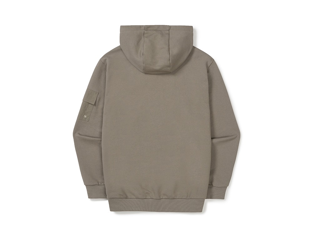 Land Pocket Hood T-Shirt M BEIGE GREY