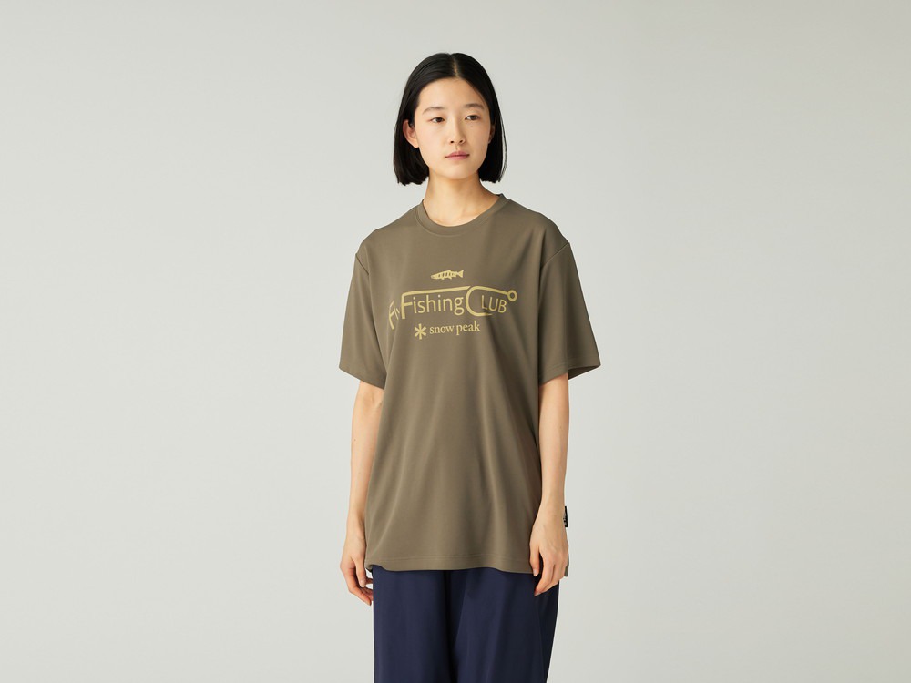 Flyfishing Club Graphic Short Sleeve T-Shirt M GREIGE